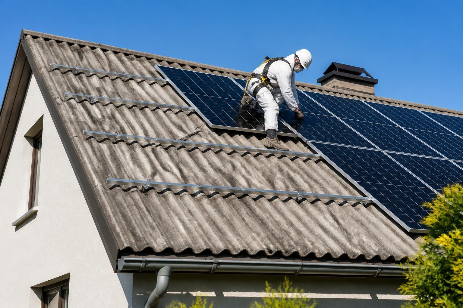 découvrez si l'installation de panneaux solaires sur un toit en fibrociment sans amiante est possible, les précautions à prendre et les solutions adaptées pour un projet sûr et écologique.