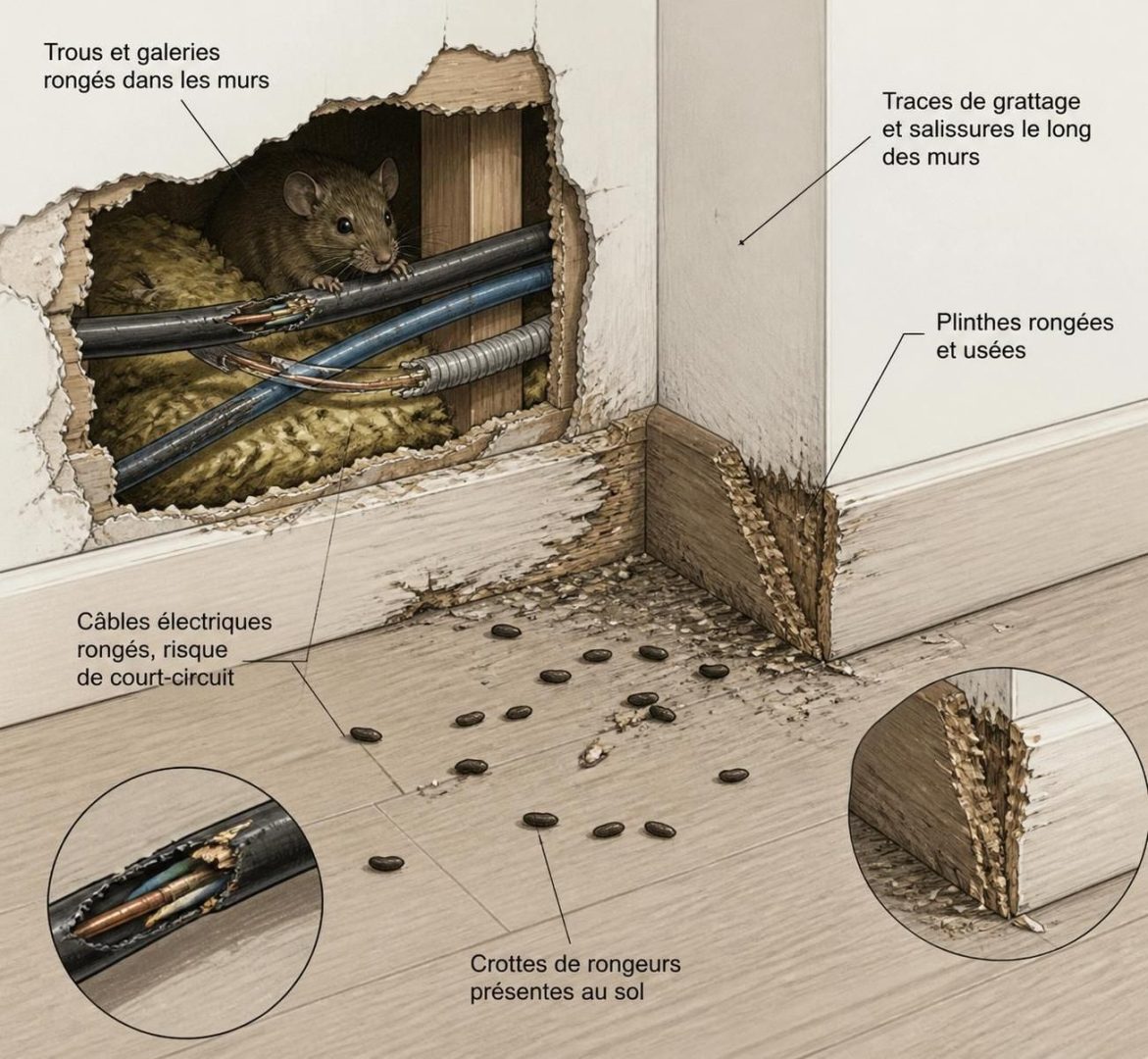 découvrez comment identifier les bruits de rats dans les murs, évaluer les dégâts causés et appliquer des solutions efficaces pour s'en débarrasser rapidement.