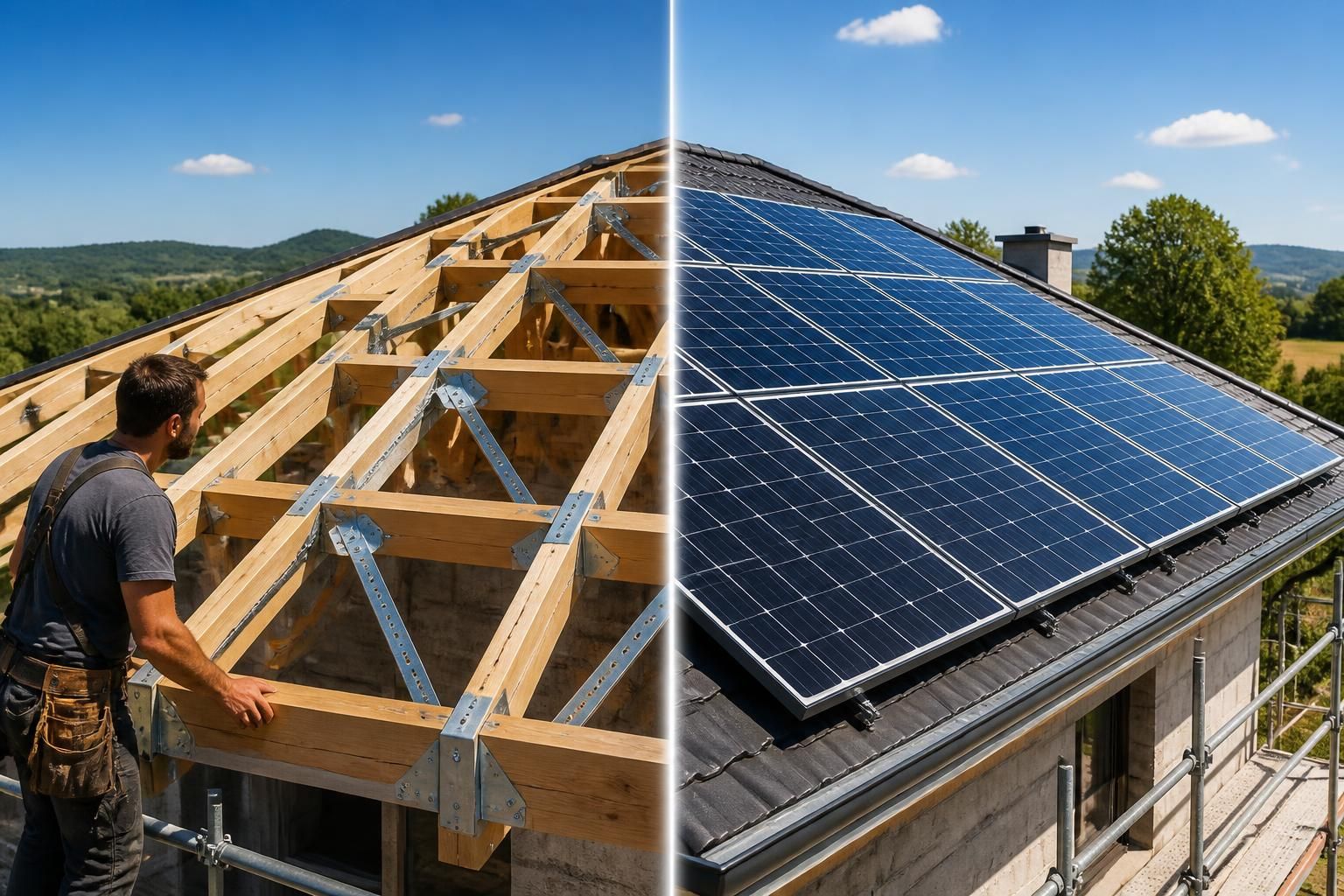 découvrez pourquoi il est important de vérifier et potentiellement renforcer votre charpente avant l'installation de panneaux solaires pour garantir sécurité et durabilité.