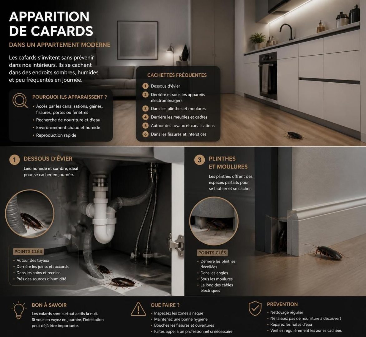 découvrez les étapes clés pour un traitement efficace contre les cafards dans votre appartement et retrouvez un environnement sain et propre.