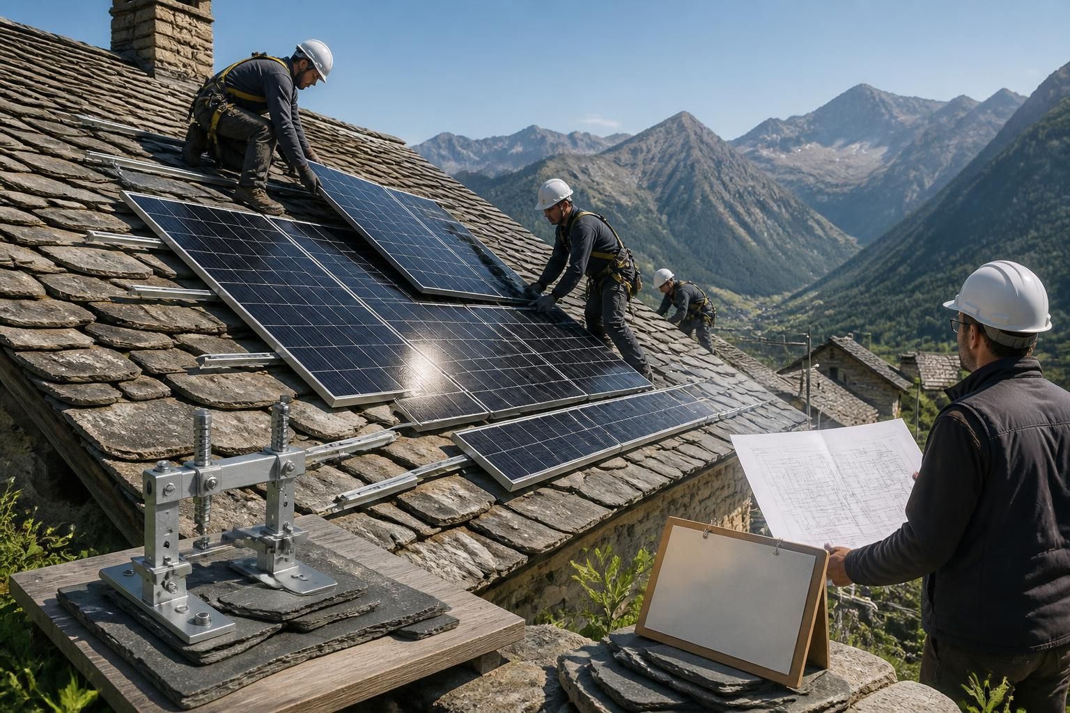 découvrez les contraintes techniques et réglementaires pour installer des panneaux solaires sur un toit en lauze, afin d'optimiser votre installation solaire en toute conformité.