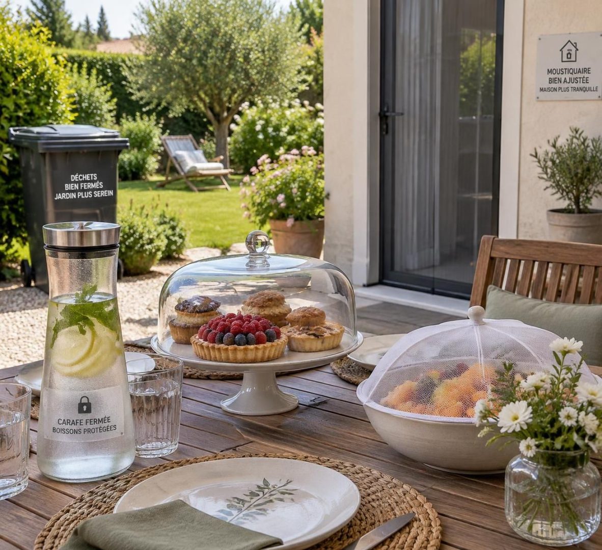 découvrez des astuces naturelles et efficaces pour éloigner les guêpes de votre terrasse et profiter de vos repas en plein air en toute tranquillité.